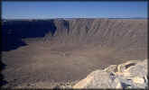 VIEW Meteor Crater between Tucson and Flagstaff