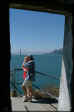 VIEW  Golden Gate Bridge from Alcatraz.