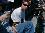 VIEW  David before the game gets going.