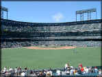 VIEW  The field of play before the game