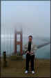 VIEW  Fri Sept 8th. Greg arrives from Australia. At the Golden Gate Bridge.