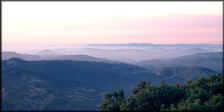 VIEW  From Mt Tam at sunset