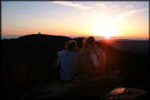 VIEW  From Mt Tam at sunset