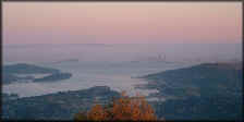 VIEW  San Francisco in the distance from Mt Tam