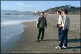 VIEW  L to R: David, Gary and Greg on Ocean Beach