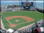 VIEW  Sun Sept 3rd. Giants game at PacBell Park