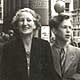 VIEW Peter, Kitty and Nick in Haymarket 1949