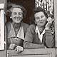 VIEW Kitty and Pudge. Pevensey holiday 1950.