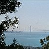 VIEW View from the living room - the Golden Gate.