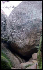 VIEW At the exit of the Balconies caves.