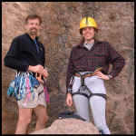 VIEW Mike and Deborah about to climb