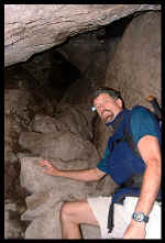 VIEW In the Balconies cave
