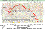 VIEW Topo map of Sunday's hike on Balconies Trail