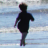 VIEW Kate and Rosie at the beach - Paddy running